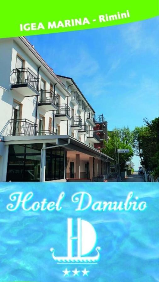 Hotel Danubio Bellaria-Igea Marina Eksteriør billede